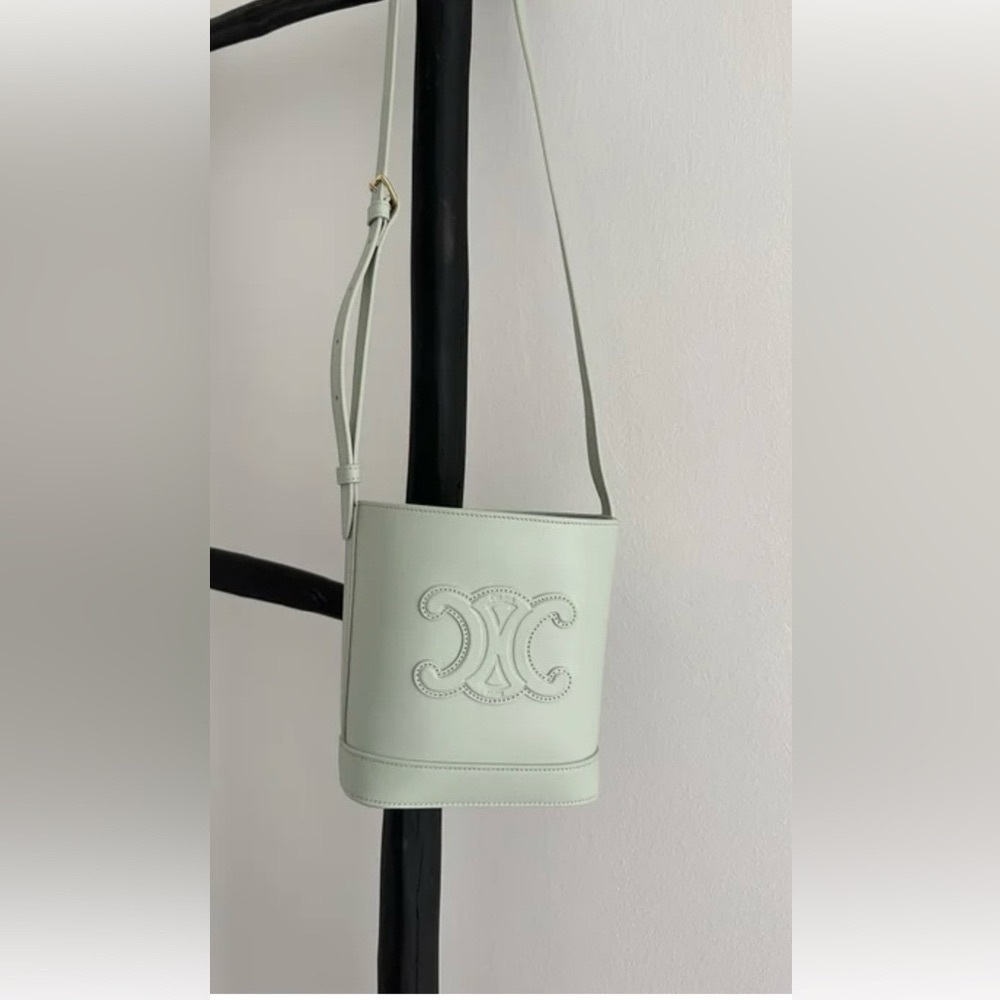 New CELINE Bucket Cuir Triomphe Bag